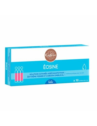 GIFRER EOSINE BEBE UNIDOSE 2ML BTE 10