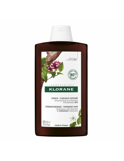 KLORANE SHP F QUININE-EDELWEISS BIO 400ML