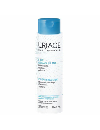 Lait Demaquillant Visage Et Yeux Peaux Normales A Seches 250ml Hygiène visage Uriage