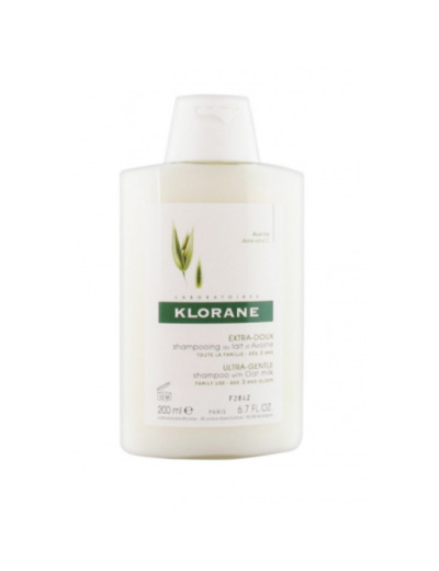 Shampoing Extra-doux 200ml Avoine Tous types de cheveux Klorane
