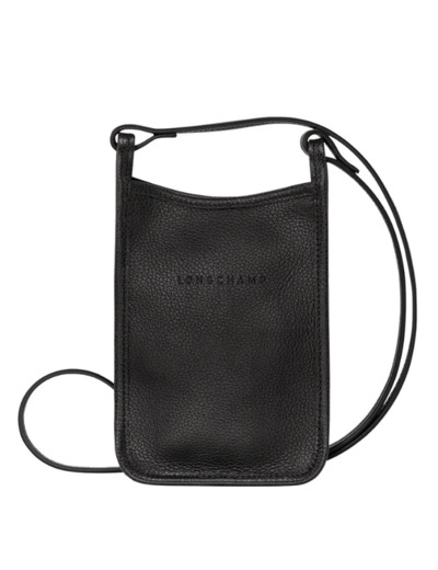 Longchamp Le Foulonné Etui téléphone Noir