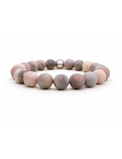 BRACELET AGATE BOTSWANA ROSE