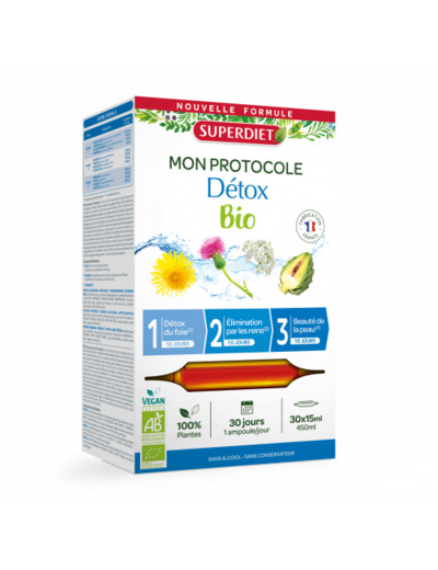 SUPERDIET PROTOCOLE DETOX B 15ML 30