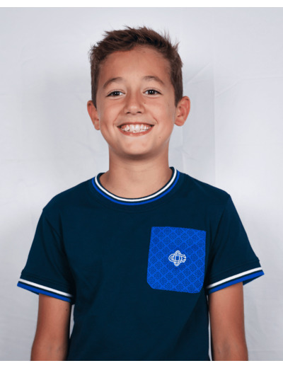 T-SHIRT MARINE OCCITAN JUNIOR