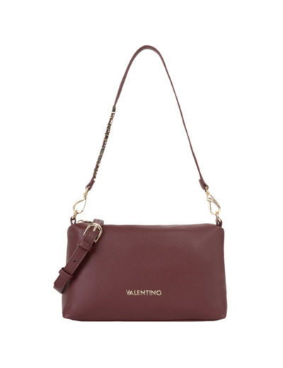 Valentino Barn Sac Porté Travers Avec Logo Bordeaux