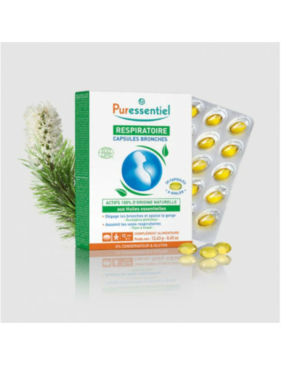 PURESSENTIEL CAPS BRONCHES AUX HE BIO 30