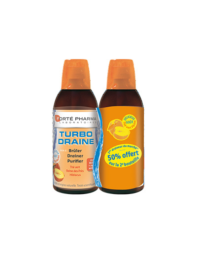 FORTE TURBODRAINE THE - PECHE LOT2X500ML