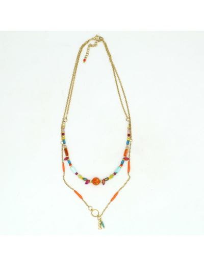 Collier double PAPAYA