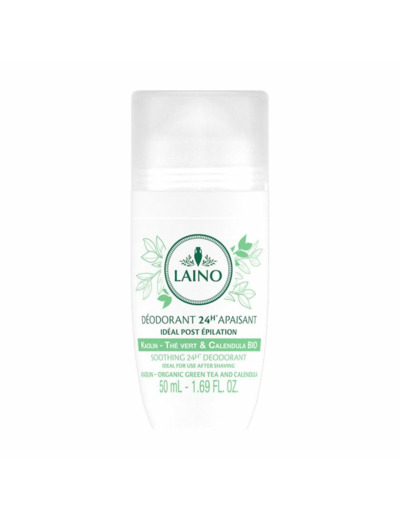 Déodorant 24H apaisant 50ml Idéal post-épilation Laino