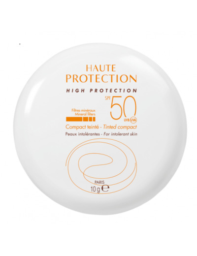 Compact Teinte Dore Peaux Intolerantes Spf50 10g Solaire Avène