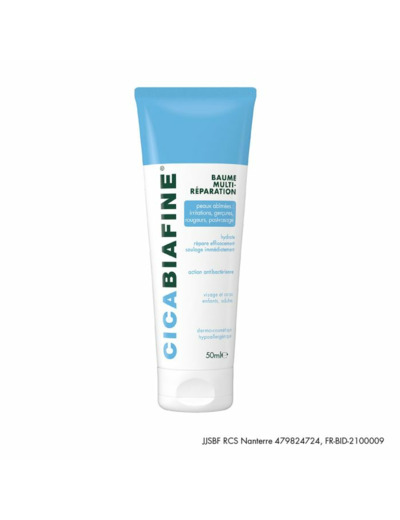 Baume Multi Réparateur apaisant 50ml Cicabiafine Peaux abîmées à cicatrices Biafine