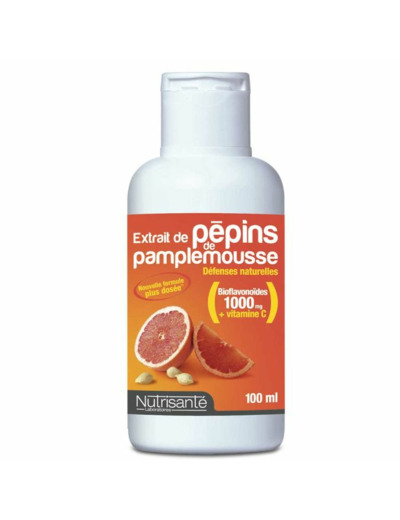 Extrait De Pepins De Pamplemousse Defenses Naturelles 100 ml Nutrisante