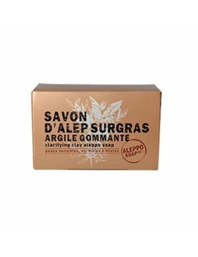 TADE SAVON ALEP SURGRAS ARGILE GOMM 150G