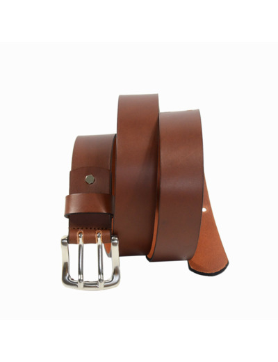 Ateliers Fourès Ceinture Cuir Homme Cognac