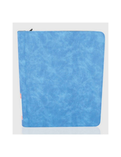 PHOENIX SHIELD - Deluxe Portfolio TOPLOADER 9 cases (360 c)-BLEU CIEL