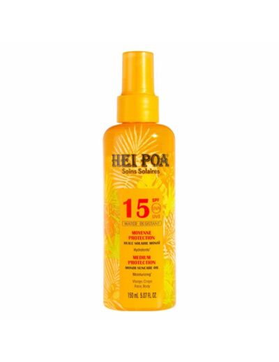 HEI POA HUILE SOL MONOI SPF15 FL SPR150ML