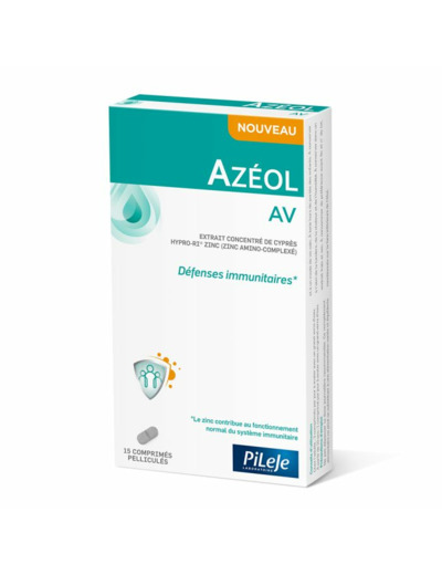 Azéol AV Défenses Immunitaires 15 comprimés Pileje