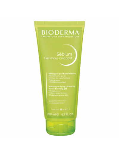 BIODERMA SEBIUM GEL MOUS ACT TB200ML