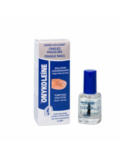 Dermo-adjuvant Solution Assainissante 10ml Onykoleine Ongles Des Mains Et Pieds Asepta