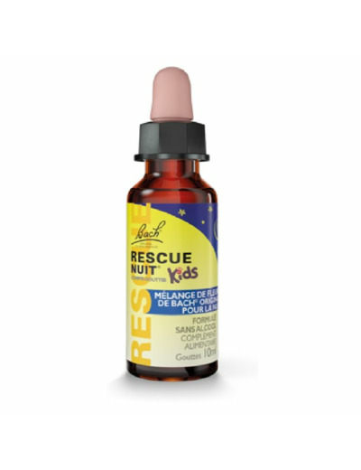 kids nuit compte goutte 10ml Rescue