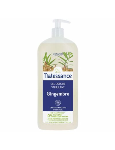 NATESSANCE GEL DOUCHE GINGEMBRE 1L