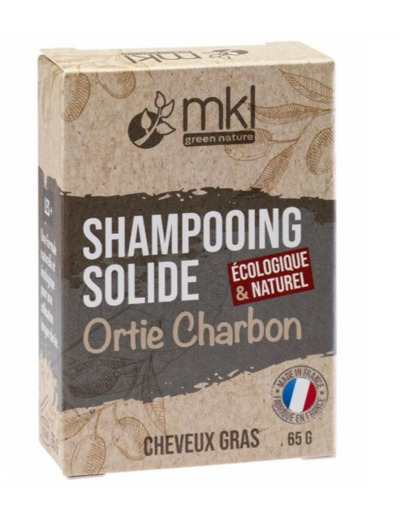 MKL SHAMPOOING SOLIDE ORTIE CHARBON 65G