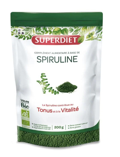 SUPERDIET SPIRULINE PDR200G 1