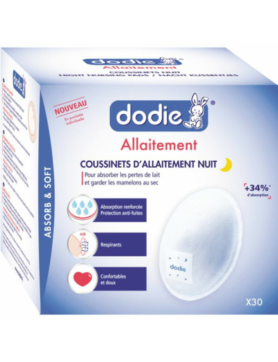 Coussinets D'allaitement Nuit Individuels X30 Dodie