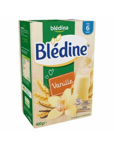 Bledine Cereales Vanille Des 6 Mois 400g Blédina