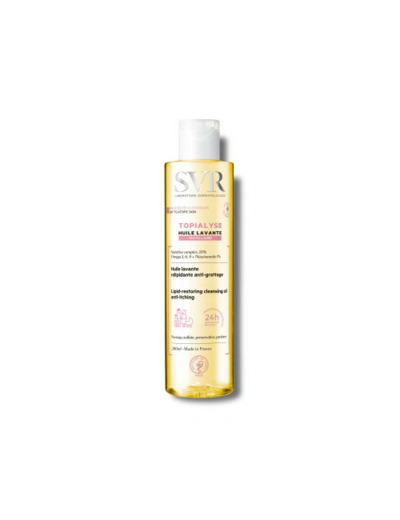 Huile lavante anti-irritation relipidante 24h anti-grattage 200ml Topialyse Svr