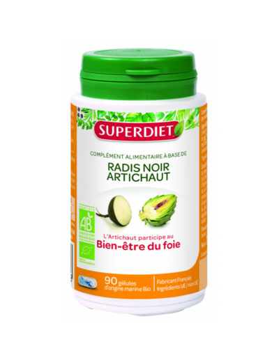 Radis Noir Artichaut 90 Gelules Superdiet