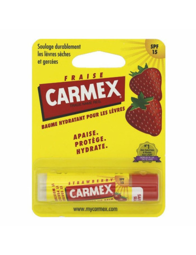 Stick Levres Fraise Spf15 4,25g Carmex