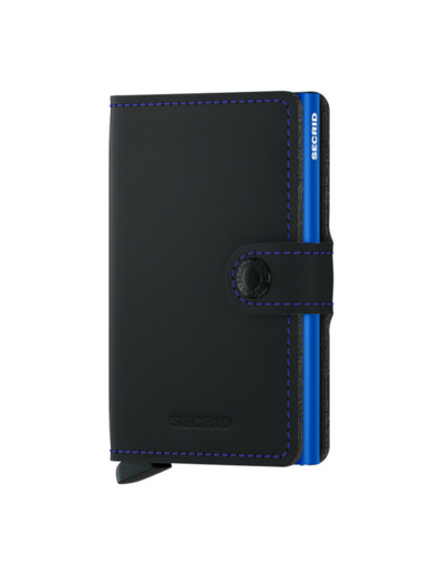 Secrid Porte-Carte Miniwallet Black & Blue