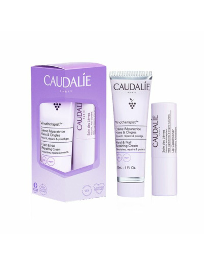 Duo Crème Mains + Soin Des Lèvres Vinotherapist Caudalie