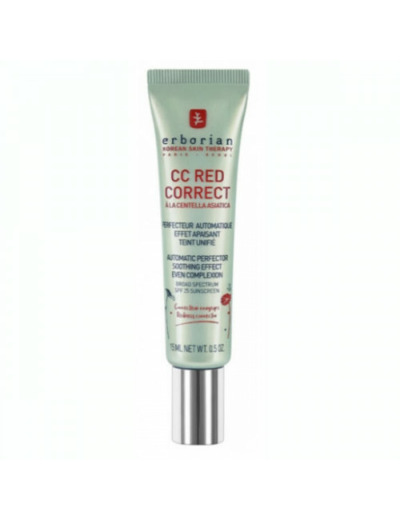 Cc Red Correct Perfecteur Correcteur Rougeurs Spf25 15ml Erborian