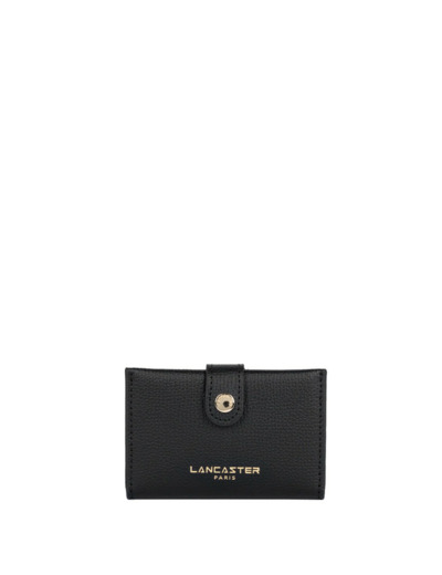 Lancaster Sierra Porte Cartes En Cuir Grainé 138-011 Noir