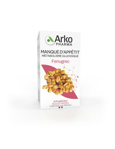 Fenugrec Bio 40 Gelules Arkogélules Arkopharma