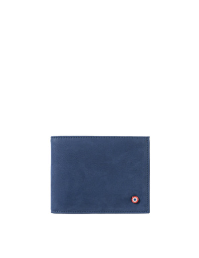 Larmorie Arthur Nubuck Portefeuille Mer Indigo