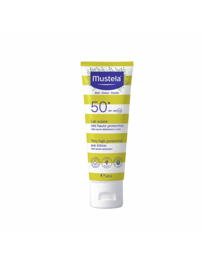 Lait solaire Très Haute Protection SPF50+ 40ml Mustela