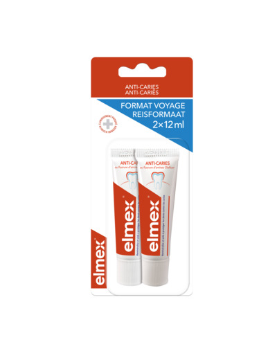 Dentifrice De Voyage 2x12ml Elmex