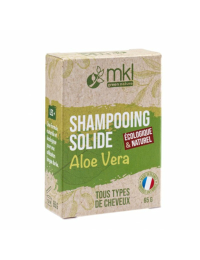 Shampooing Solide A L'aloe Vera 65gr Mkl