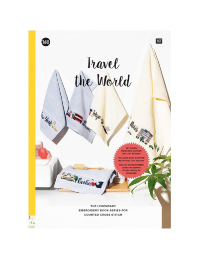 165 - Livre point de croix Travel the World, RICO Design