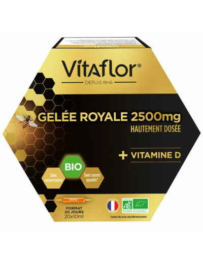 VTF GEL ROY BIO 2500MGVIT D 20AMP