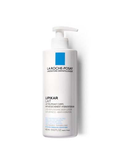 Lait corps hydratant 400ml Lipikar Peaux Seches Et Sensibles La Roche-Posay