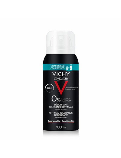 VICHY HOMME DEO 48H TOL OPT SPR 100ML