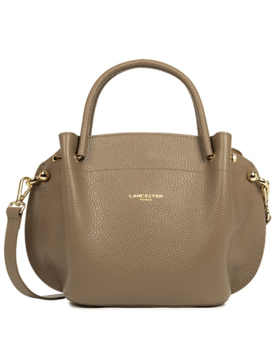 Lancaster Foulonne Double Sac A Main Louisa 470-18 Taupe In Or