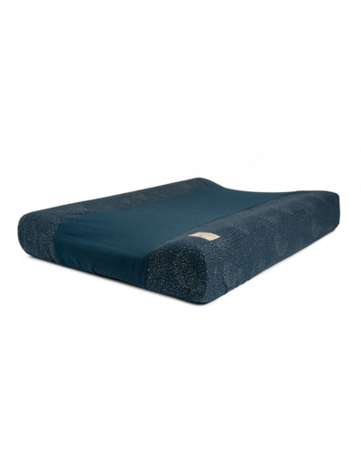 Housse de Matelas à langer Bubble Night Blue