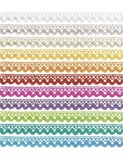 Ruban dentelle tissu adhésif