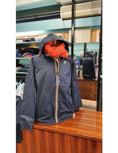 K-Way K004BD0 - veste imperméable - Homme XL Bleu (Depht Blue)