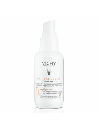 Fluide anti-photo vieillissement Teinté Spf50+ 40ml Capital Soleil Uv-Age Daily Vichy